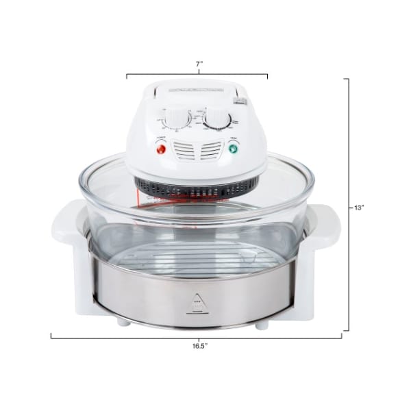 Hastings Home Hastings Home 17Q Tabletop Halogen Oven and Fryer - 348141WSP