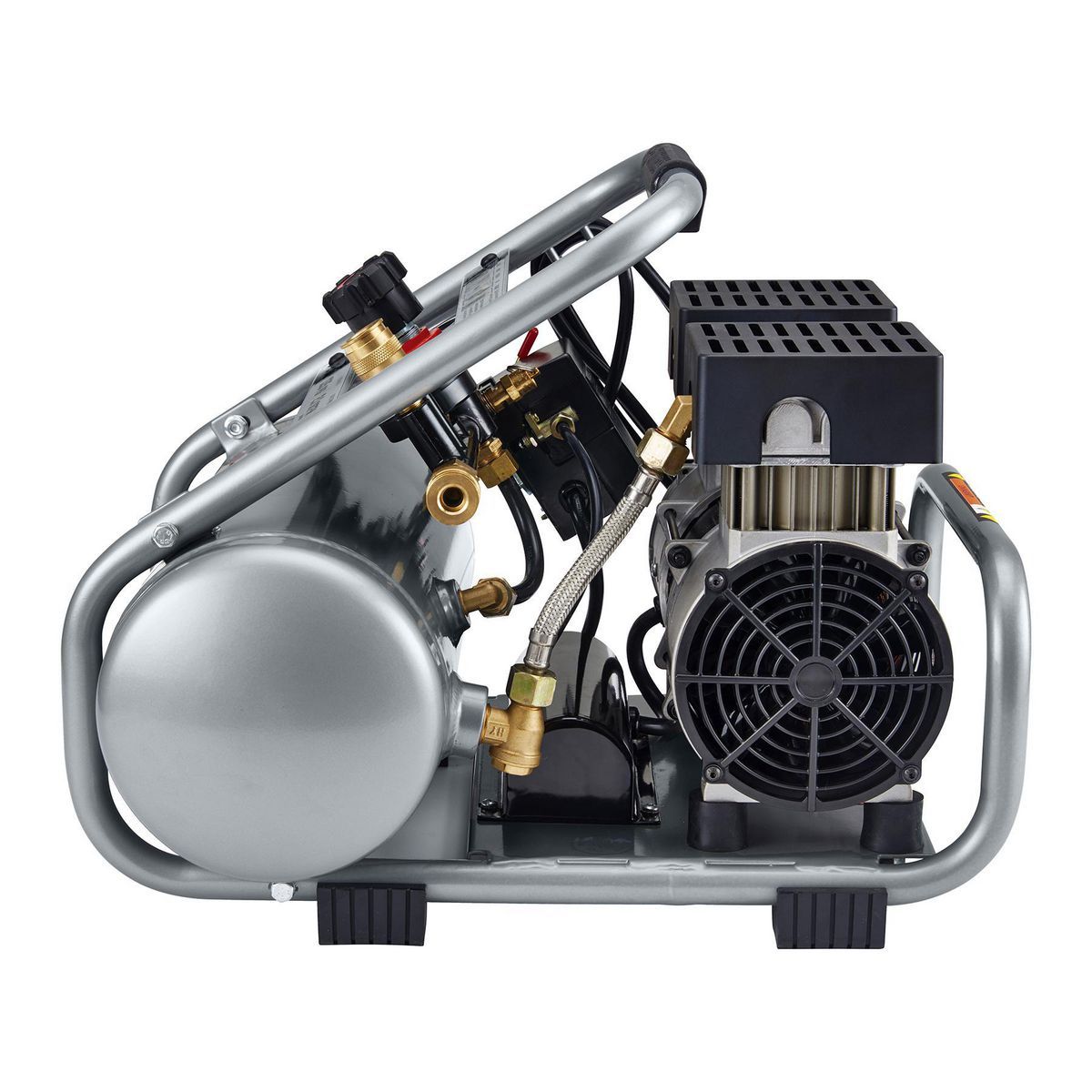 Fortaleza 2 Galones 135 PSI, Compresor de Aire para Sitios de Trabajo de Mano Ultra Silencioso - 64596