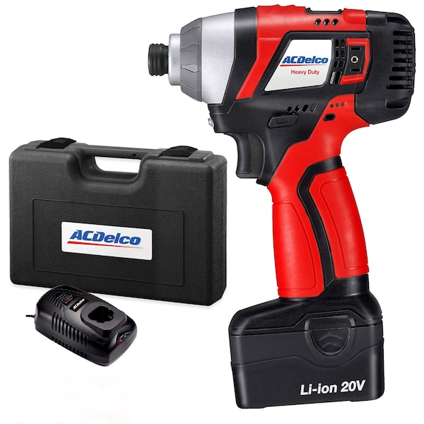 Acdelco A20 20V Li-ion BRUSHLESS Impact Driver, 1-Battery Kit - ARI20155-M