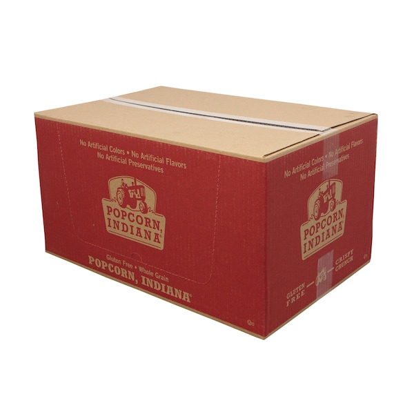 Palomitas de maíz para botanas de Popcorn Indiana con gotas de chocolate blanco y negro de 6 oz., paquete de 12 - 8435710056
