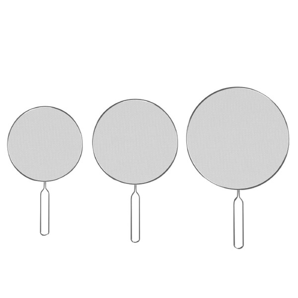 Classic Cuisine Stainless Steel Fine Mesh Splatter Screen Guards Set - 3 Piece, 3PK - 82-KIT1046