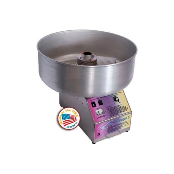 Paragon International Paragon 7105200 Spin Magic Cotton Candy Machine W/ Metal Bowl, 200 Lbs Servings Per Hour - 7105200