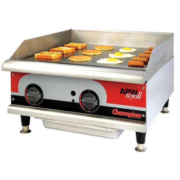 Apw Wyott Electric Griddle, W 24 In - EG-24I