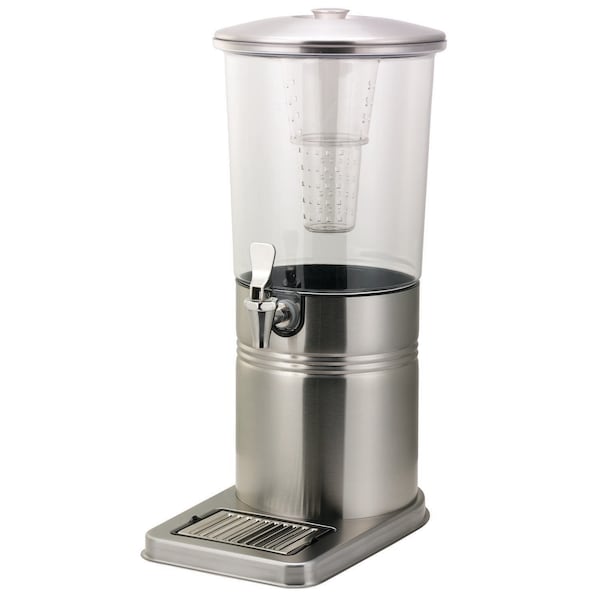 Service Ideas Levigo Cold Beverage Dispenser with Stainless Spigot, 3.5 Gallon - LEV35GBSSS
