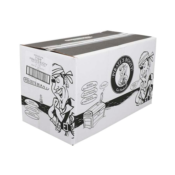 Botín de Pirata, Botín de Pirata Cheddar Blanco Envejecido Con Agujero para Clavar 1 oz. Bolsa, Paquete de 12 - 81660103