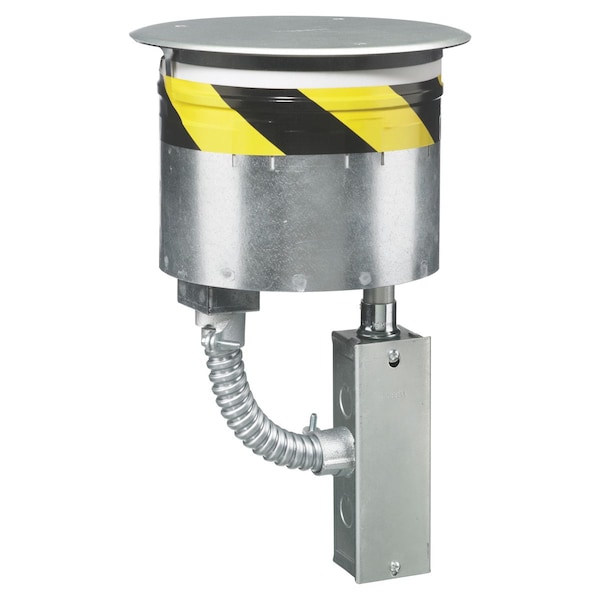 Hubbell Wiring Device-Kellems Recessed 8" Series, Through Floor Fitting Only, No S1R8JNCxx Series Fitting Box, No Sub Plates - S1R8PTFIT