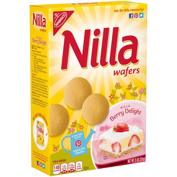 Nabisco Nilla Wafer Cookies 11 oz., paquete de 12 - 02734