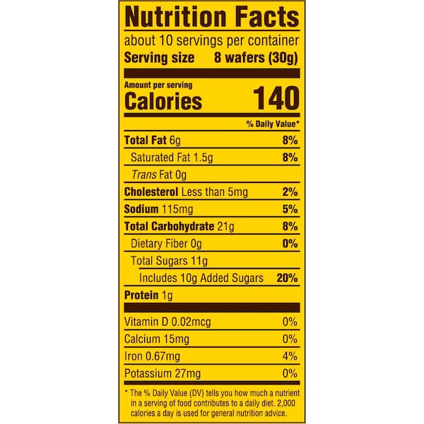 Nabisco Nilla Wafer Cookies 11 oz., paquete de 12 - 02734