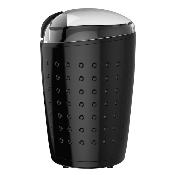 Premium Levella 2.5 Ounce Coffee Grinder with Stainless Steel Bowl and Blade in Black - PCG519