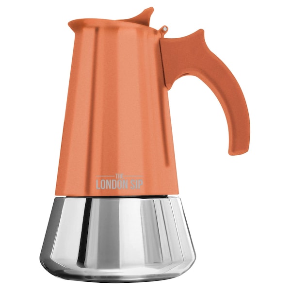 The London Sip Induction Stovetop Espresso Maker 6 Cup, Copper - EM6C
