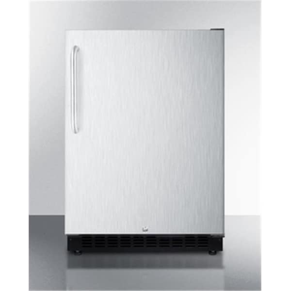 Summit AL54CSSTB 4.8 cu. ft. ADA Compliant Built-in All Refrigerator, Stainless Steel - AL54CSSTB