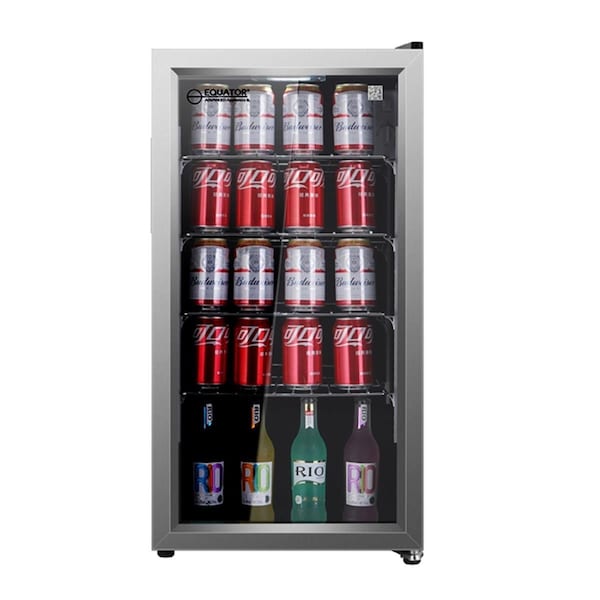 Equator Advanced Appliances Equator 3.17 cu.ft. Black Beverage Refrigerator Single Temperature Zone Freestanding - BR 317 S