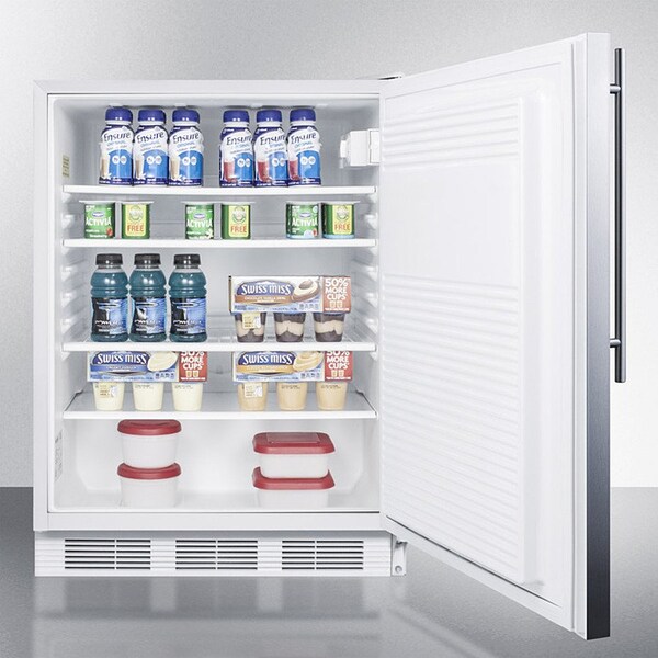 Summit Appliance Div. Summit -32"H All-Refrigerator For Built-In Under ADA Comp Counters - FF7LWBISSHVADA