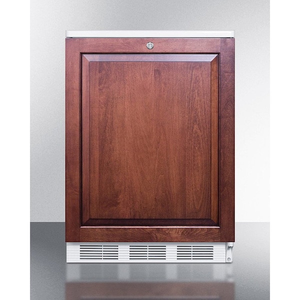 Summit Appliance Div. Summit-Built-In UC Refrigerator-Freezer, Cycle Defrost, Convertible Door Frame, WH - CT66LWBIIF