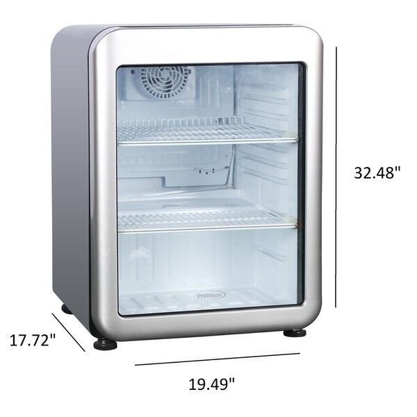 Premium Levella 3.3 cu ft Glass Door Beverage Cooler - PRF33DX
