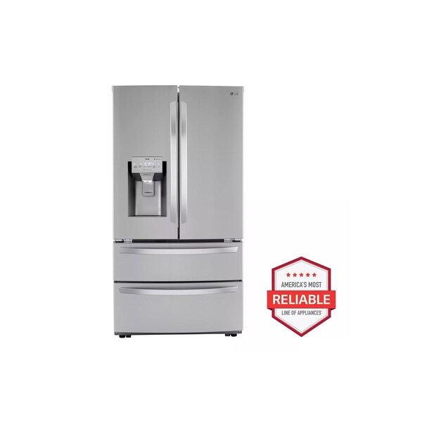 Almo 22 cu. ft. 4-Door Counter Depth French Door Refrigerator - LMXC22626S
