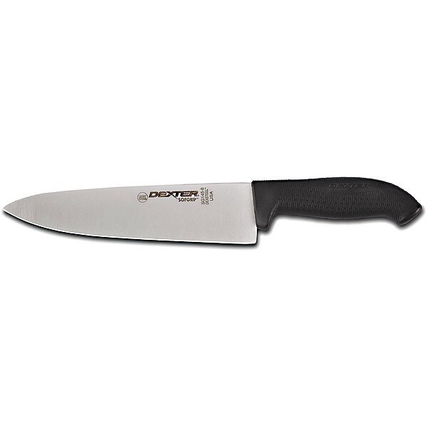 Dexter Russell Cooks Knife, Black Handle 8 In - 24153B