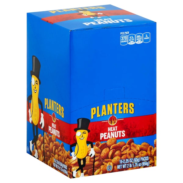 Planters Heat Peanut 2.25 oz. Tubo, PK45 - 10029000022031

(A continuación puede ser: )
Planters Maní Caliente 2.25 oz. Tubo, Paquete de 45 - 10029000022031