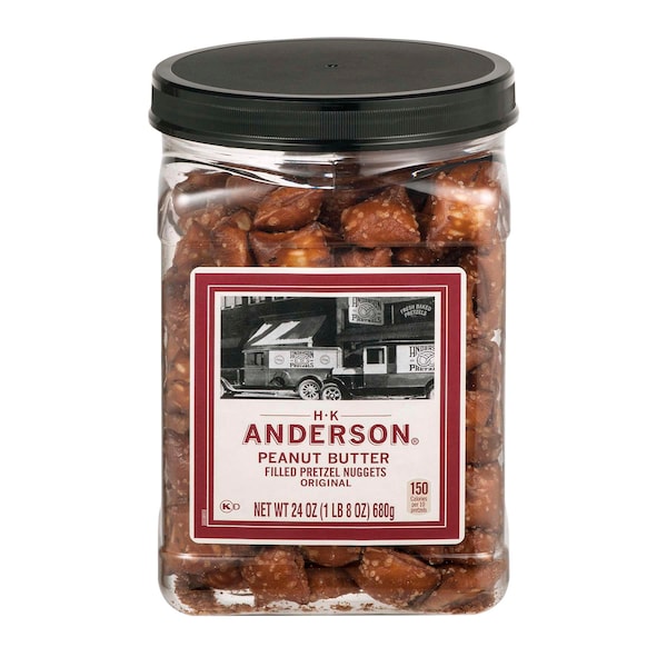 H.K. Anderson Pretzels de mantequilla de cacahuate de HK Anderson 24 oz., PK8 - 7027100363