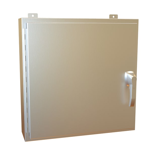 Hammond 304 Stainless Steel Electrical Enclosures, 24 in H, 6 in D, 24 in W, NEMA 4X, Hinged - HW24246SSHK