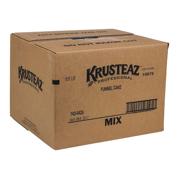 Krusteaz Mezcla Profesional para Funnel Cake de 5 lbs en Caja, Paquete de 6 - 742-0425