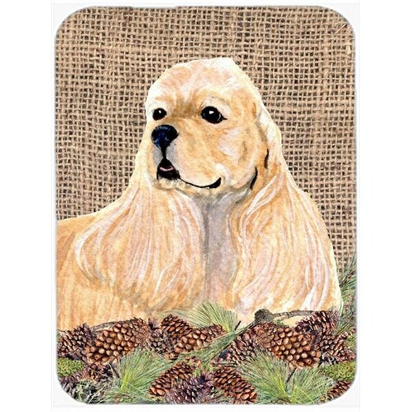 Carolines Treasures Carolines Treasures SS4060LCB 15 x 12 in. Cocker Spaniel Glass Cutting Board - Large - SS4060LCB