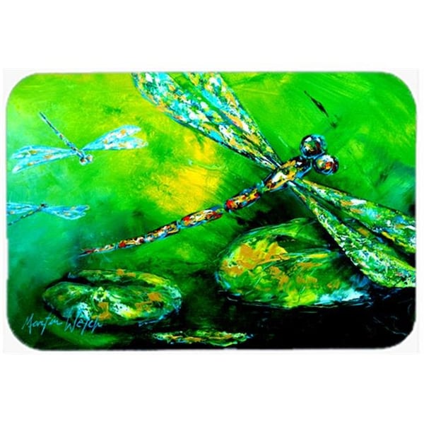 Carolines Treasures Carolines Treasures MW1114LCB 15 x 12 in. Dragonfly Summer Flies Glass Cutting Board - Large - MW1114LCB