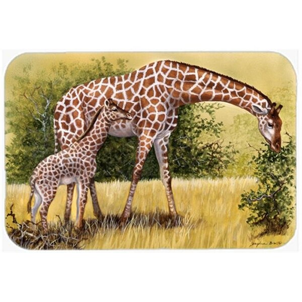 Carolines Treasures Carolines Treasures BDBA0309LCB Giraffes by Daphne Baxter Glass Large Cutting Board - BDBA0309LCB