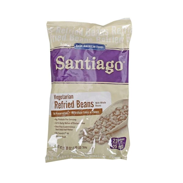 
Baf Santiago Santiago Frijoles Pintos Refritos Vegetarianos de 27.09 oz., paquete de 6 - 54914