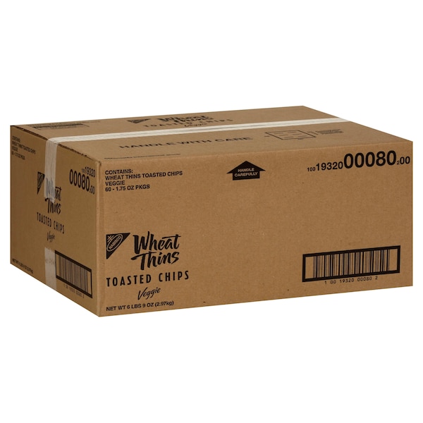 Nabisco Nabisco Toasted Wheat Thins Chips 1.75 oz., PK60 - 00080

Nabisco Nabisco Chips de Trigo Tostado Wheat Thins 1.75 oz., PK60 - 00080