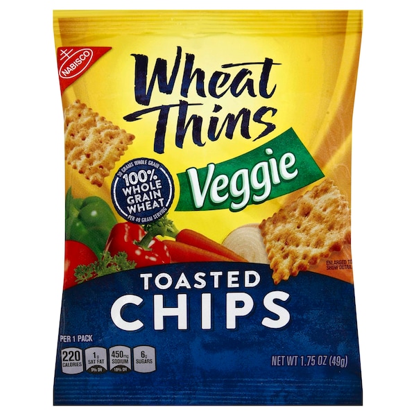 Nabisco Nabisco Toasted Wheat Thins Chips 1.75 oz., PK60 - 00080

Nabisco Nabisco Chips de Trigo Tostado Wheat Thins 1.75 oz., PK60 - 00080