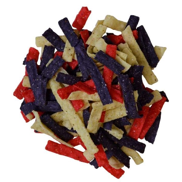 Tiras de Tortilla Tricolor Fresh Gourmet .5 oz., paquete de 100 - 43098