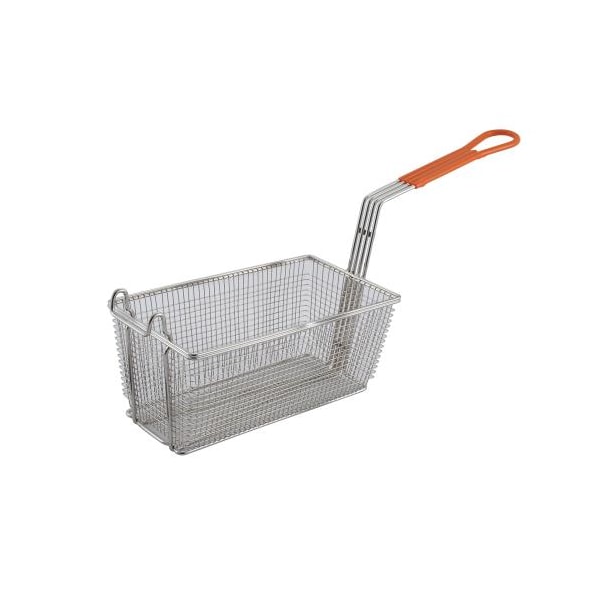 Winco 12 1/8 in x 5 3/8 in x 6 in Fryer Basket - FB-10