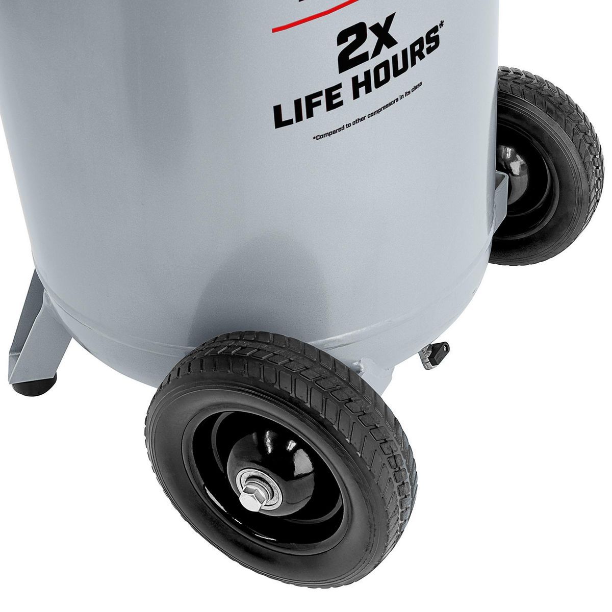 Fortaleza de 26 Galones 175 PSI Compresor de Aire Vertical Ultra Silencioso para Tienda/Auto - 57336
