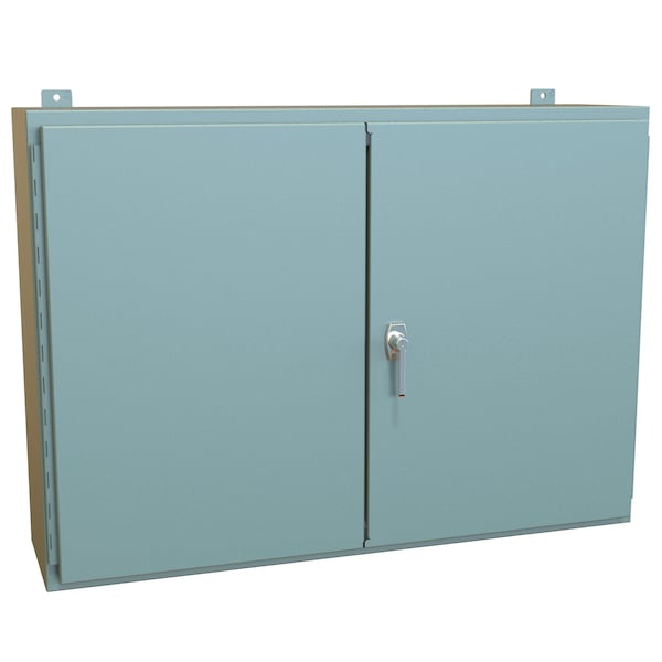 Hammond Steel Electrical Enclosures, 30 in H, 10 in D, 42 in W, NEMA 12, Hinged - 1422R10