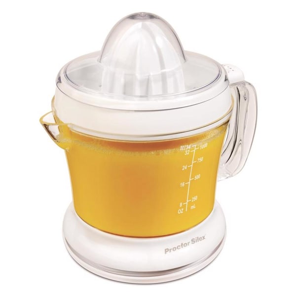 Proctor-Silex White Plastic 34 oz Citrus Juicer - 66332PS