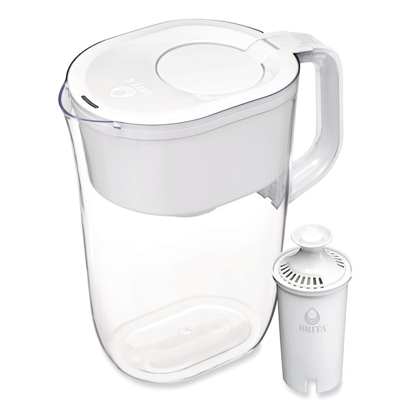 Brita Tahoe Water Pitcher with Standard Filter, 10 Cup, Clear, PK2 - 50684CT