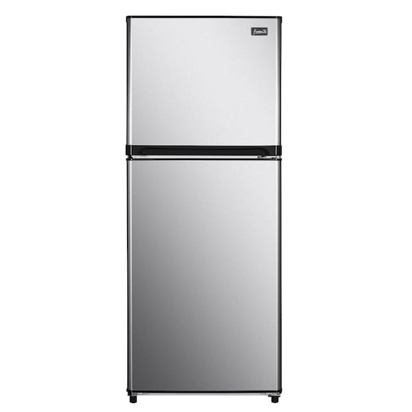 Avanti Avanti 10.0 cu. ft. Apartment Size Refrigerator, Stainless Steel with Black Cabinet - FF10B3S