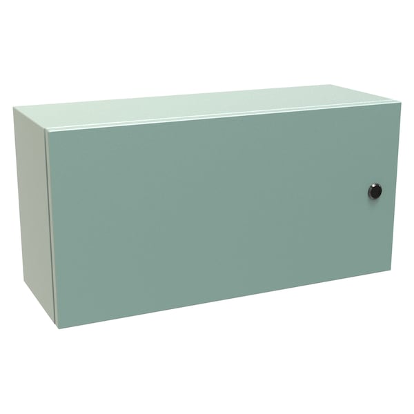 Hammond Steel Electrical Enclosures, 12 in H, 8 in D, 24 in W, NEMA 4, Hinged - EN4SD12248GY