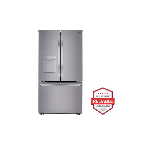 Almo 29 cu. ft. 3-Door Large Capacity Stainless Look Refrigerator - LRFWS2906V