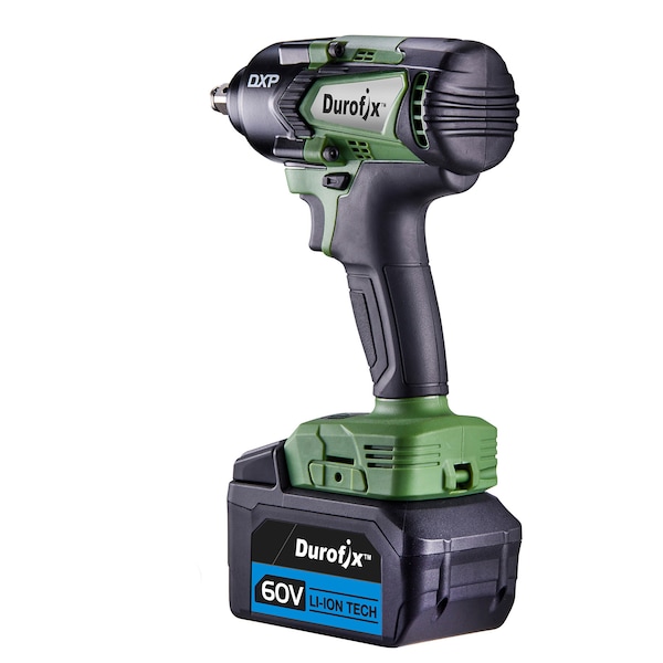 Durofix DXP 60V 1/2" BLDC Impact Wrench, 3-Stage, 517 ft-lbs, Kit - RI60166A1-PM