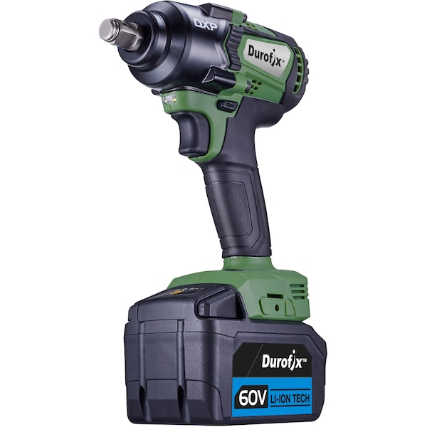 Durofix DXP 60V 1/2" BLDC Impact Wrench, 3-Stage, 517 ft-lbs, Kit - RI60166A1-PM