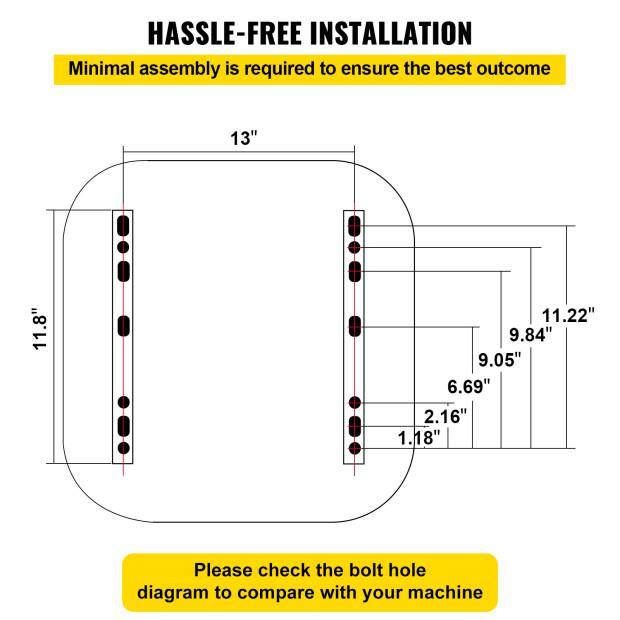 VEVOR Universal Forklift Seat with 3 Stage Weight Adjustment Forklift Seat Vinyl Compatible with Toyota Clark Cat Hyster Ysle - TOYOTAQCZY0000001V0