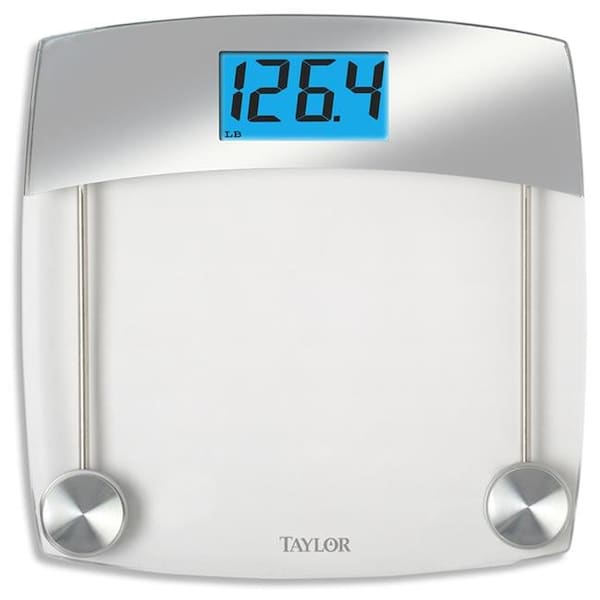 Taylor Taylor 6437552 440 lbs Gray Digital Bathroom Scale - 6437552