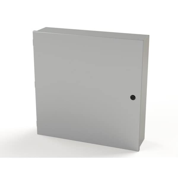 Saginaw Control & Engineering Carbon Steel Electrical Enclosures, 24 in H, 6 in D, 24 in W, NEMA 1 - SCE-24N2406LP