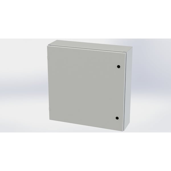 Saginaw Control & Engineering Carbon Steel Electrical Enclosures, 30 in H, 8 in D, 30 in W, NEMA 3R, 4, 12, 13, Hinged - SCE-30EL3008LPLG