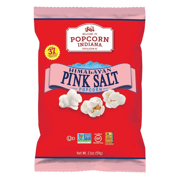 Palomitas de Maíz Indiana Sal Rosa del Himalaya 2.1 oz., paquete de 6 - 8435710008