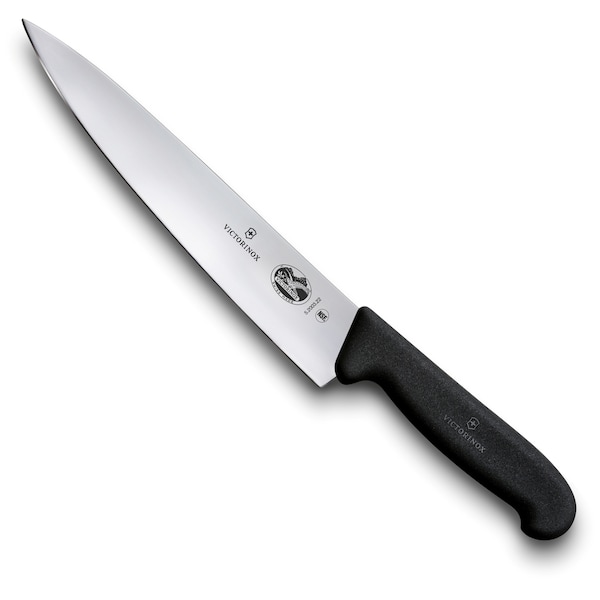 Swiss Army Brands Victorinox 40524 Kitchen Fibrox Pro Black Chef'S - Straight, 9In Blade, 10.5In Width At Handle - VIC-5.2003.22
