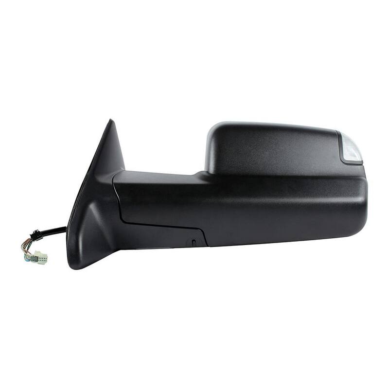 K Source Towing Mirror - DODGE RAM Pick-Up 1500,2500 (13-18), 3500 (12-18), w/Turn Signal, Puddle and Memory, LH, Heated Power - 60242C