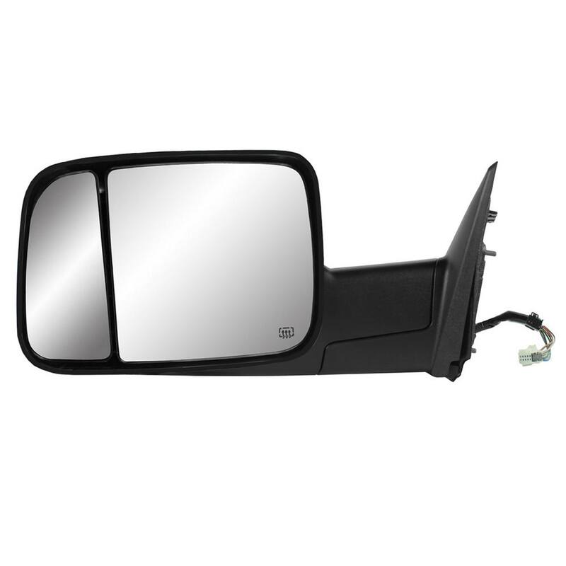 K Source Towing Mirror - DODGE RAM Pick-Up 1500,2500 (13-18), 3500 (12-18), w/Turn Signal, Puddle and Memory, LH, Heated Power - 60242C